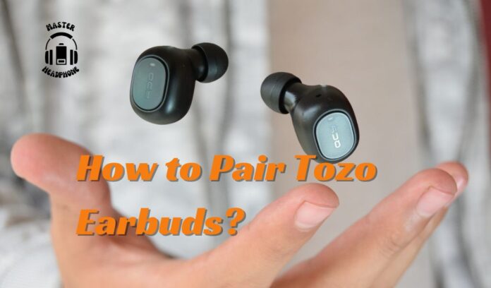 pair TOZO earbuds
